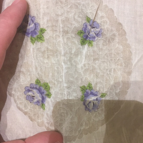Vintage doily handkerchief gramma delicate femme - Picture 3 of 8